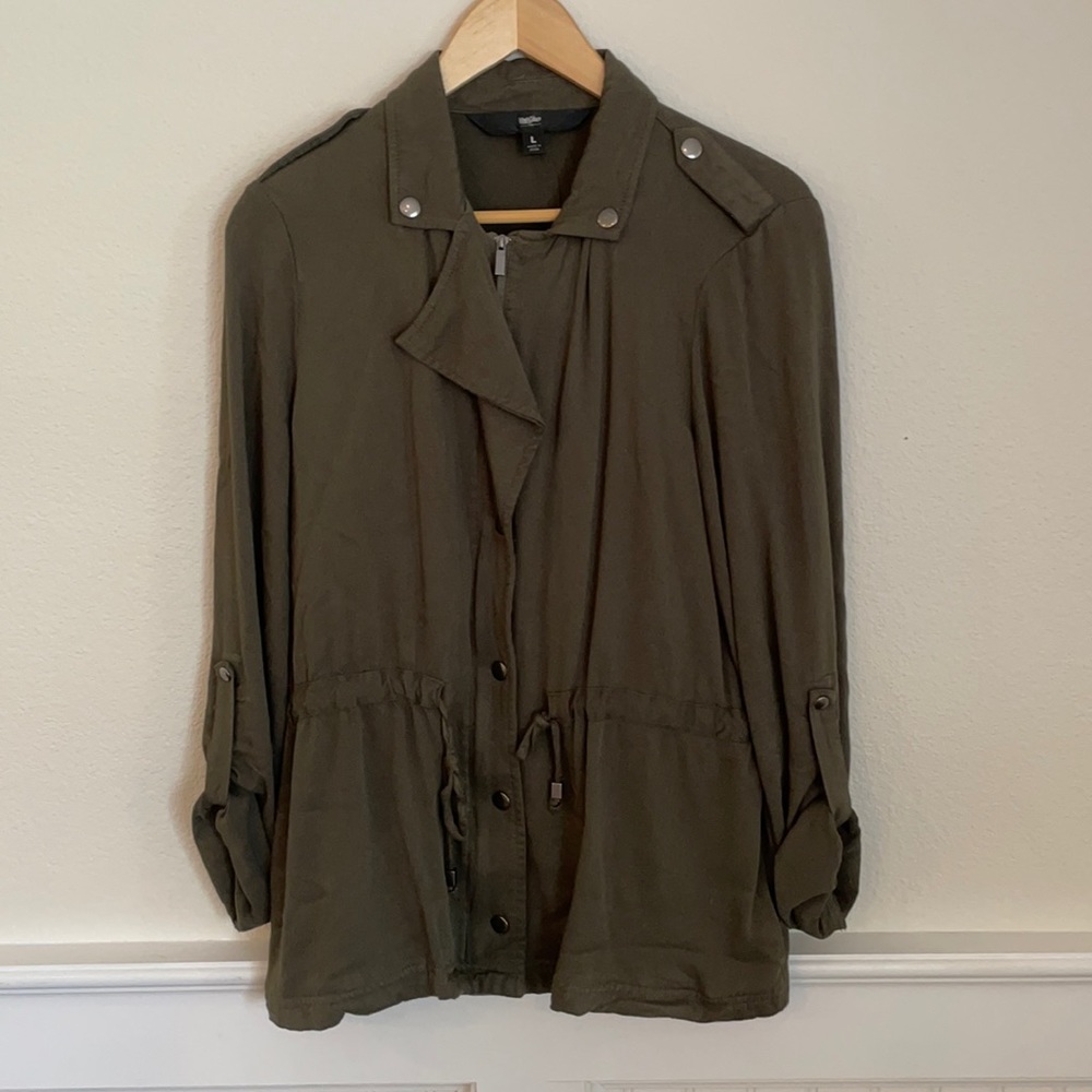 Target zip up utility jacket size L